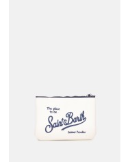 MC2 St. Barth Pochette Aline piquet bianca