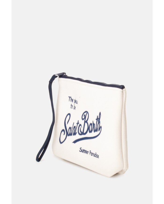 MC2 St. Barth Pochette Aline piquet bianca