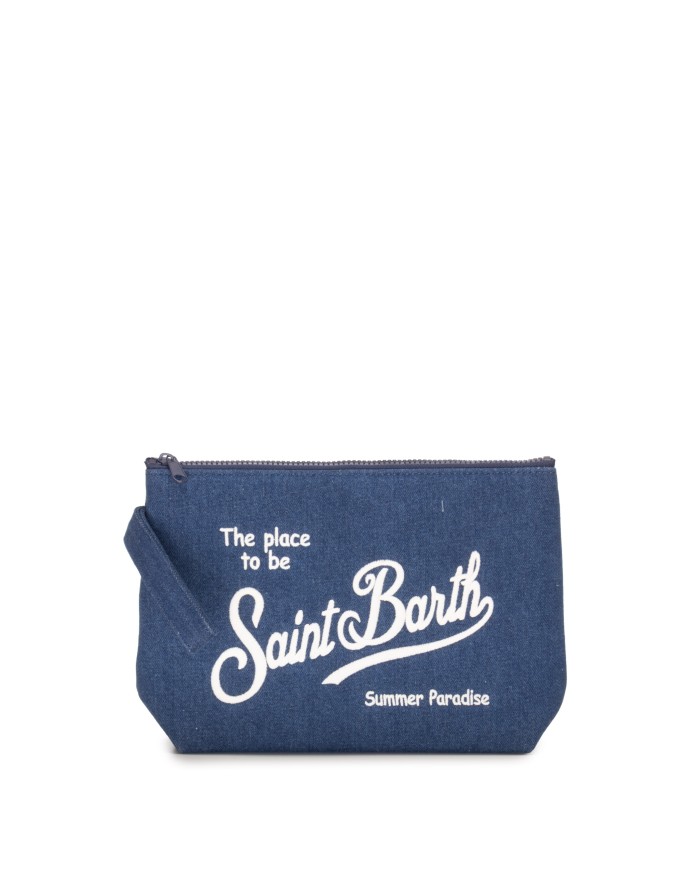 MC2 St. Barth Pochette Aline maxi blu