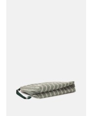MC2 St. Barth Pochette Aline cotone rigata verde