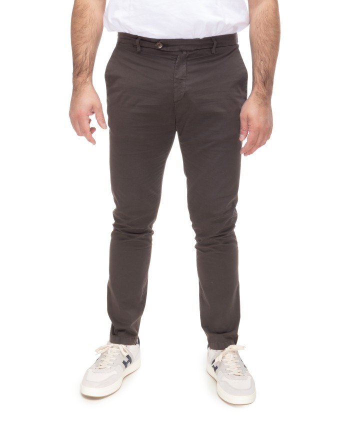 BRIGLIA Pantalone uomo marrone