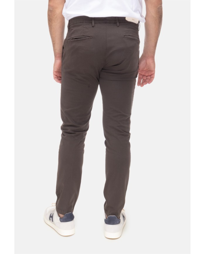 BRIGLIA Pantalone uomo marrone
