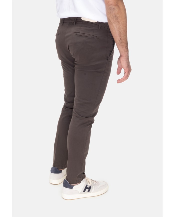 BRIGLIA Pantalone uomo marrone