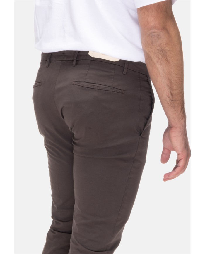 BRIGLIA Pantalone uomo marrone