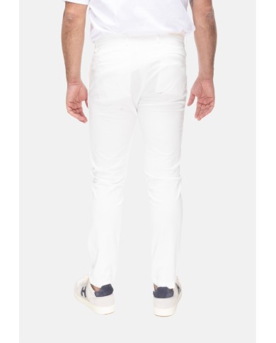 BRIGLIA Pantalone uomo bianco
