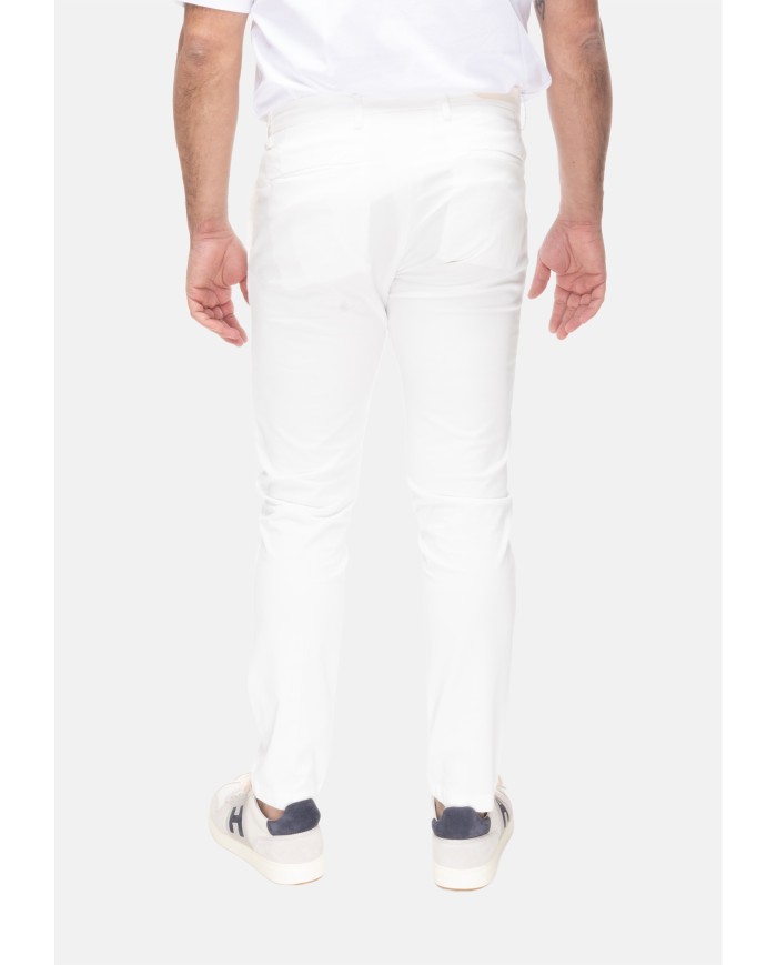 BRIGLIA Pantalone uomo bianco