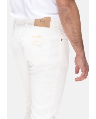 BRIGLIA Pantalone uomo Ribot bianco