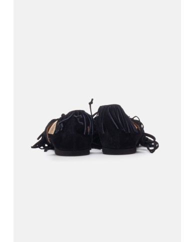PASSION BLANCHE Scarpe donna Marilyn frange Nera