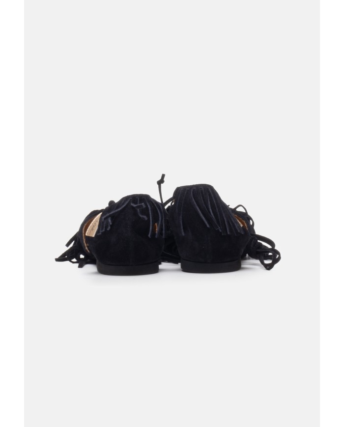 PASSION BLANCHE Scarpe donna Marilyn frange Nera