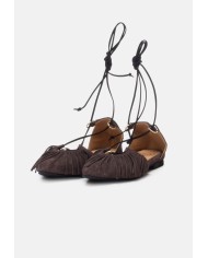 PASSION BLANCHE Scarpe donna Marilyn frange Marrone
