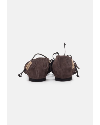 PASSION BLANCHE Scarpe donna Marilyn frange Marrone