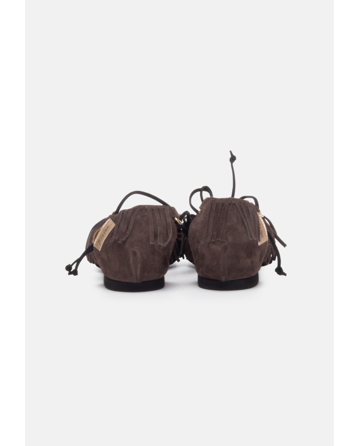 PASSION BLANCHE Scarpe donna Marilyn frange Marrone