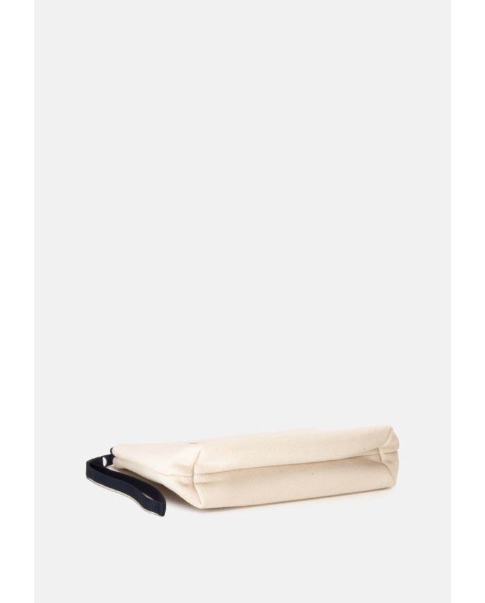 MC2 St. Barth Pochette Aline canvas bianca