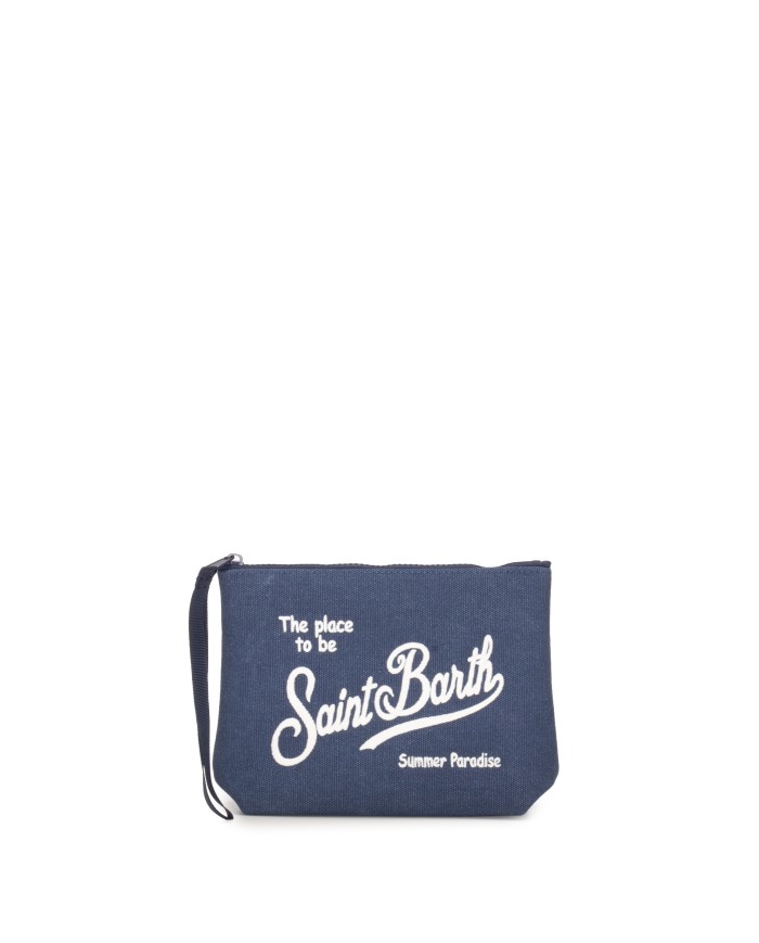 MC2 St. Barth Pochette Aline canvas blu