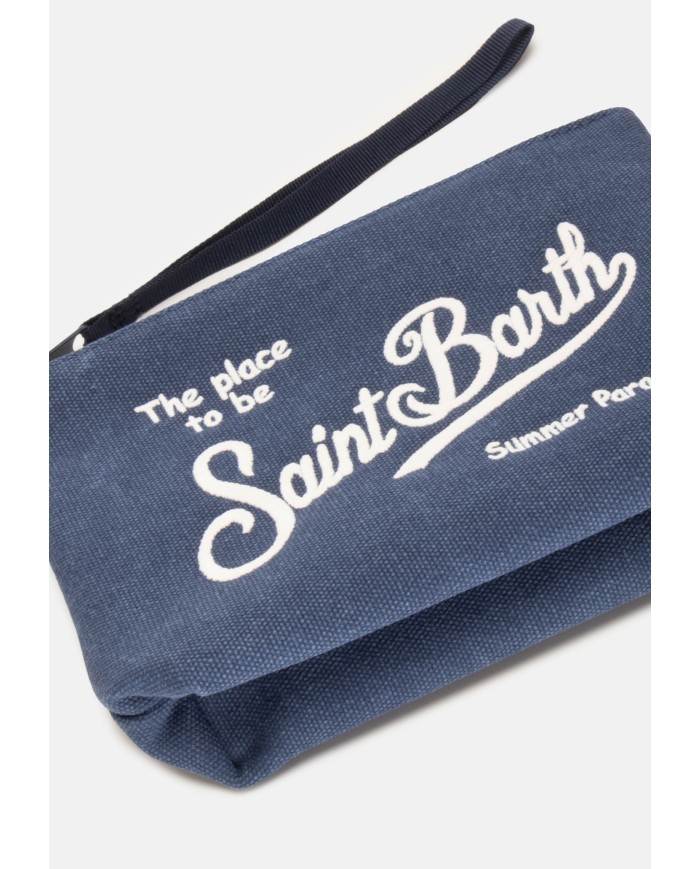 MC2 St. Barth Pochette Aline canvas blu