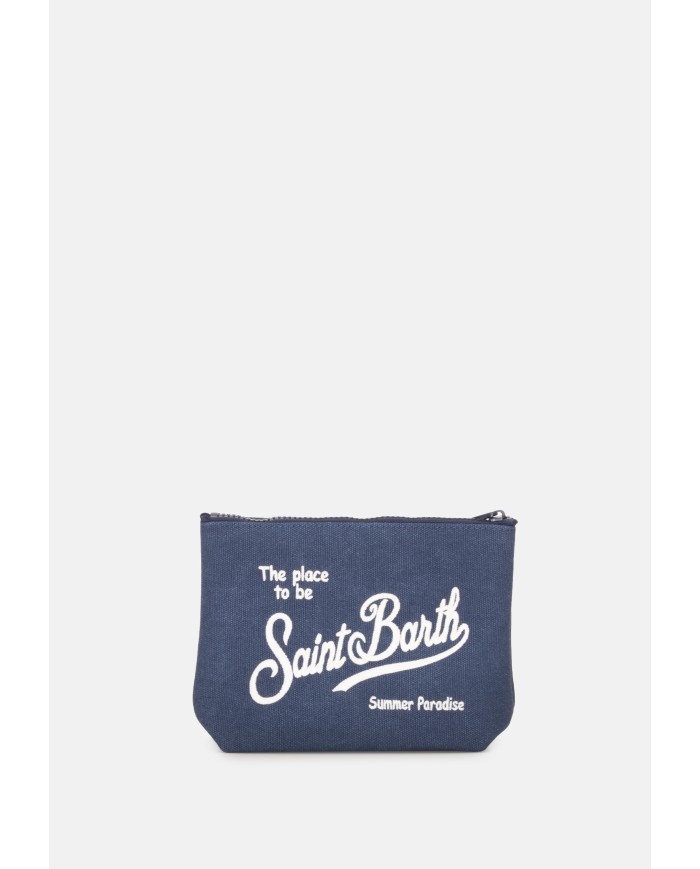 MC2 St. Barth Pochette Aline canvas blu
