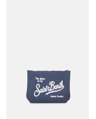 MC2 St. Barth Pochette Aline canvas blu
