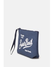 MC2 St. Barth Pochette Aline canvas blu