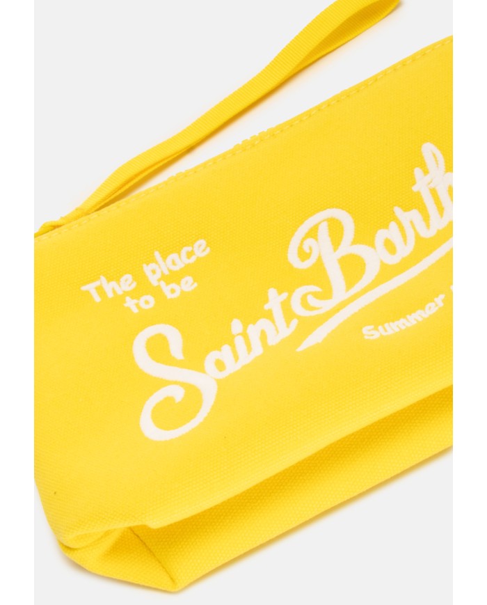 MC2 St. Barth Pochette Aline canvas gialla