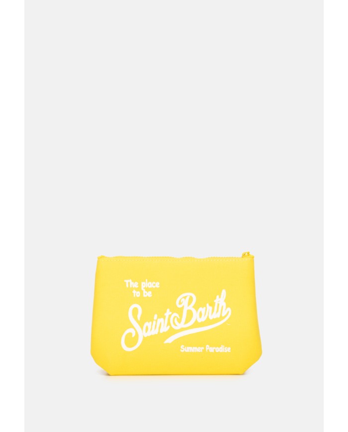 MC2 St. Barth Pochette Aline canvas gialla