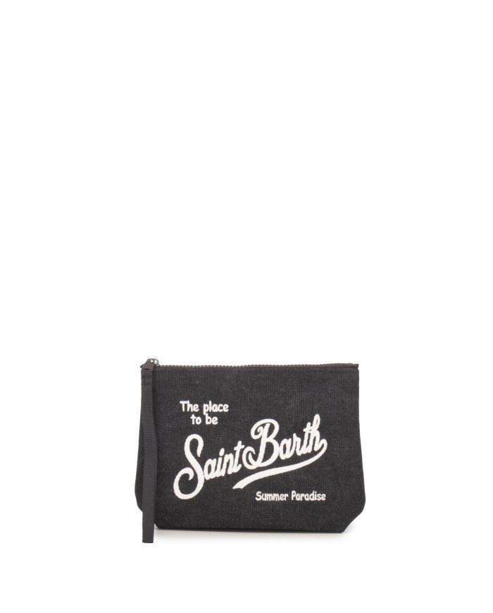 MC2 St. Barth Pochette Aline canvas Nera