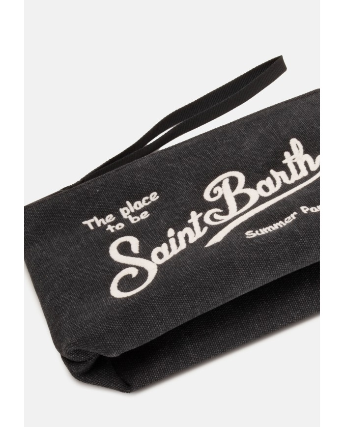 MC2 St. Barth Pochette Aline canvas Nera
