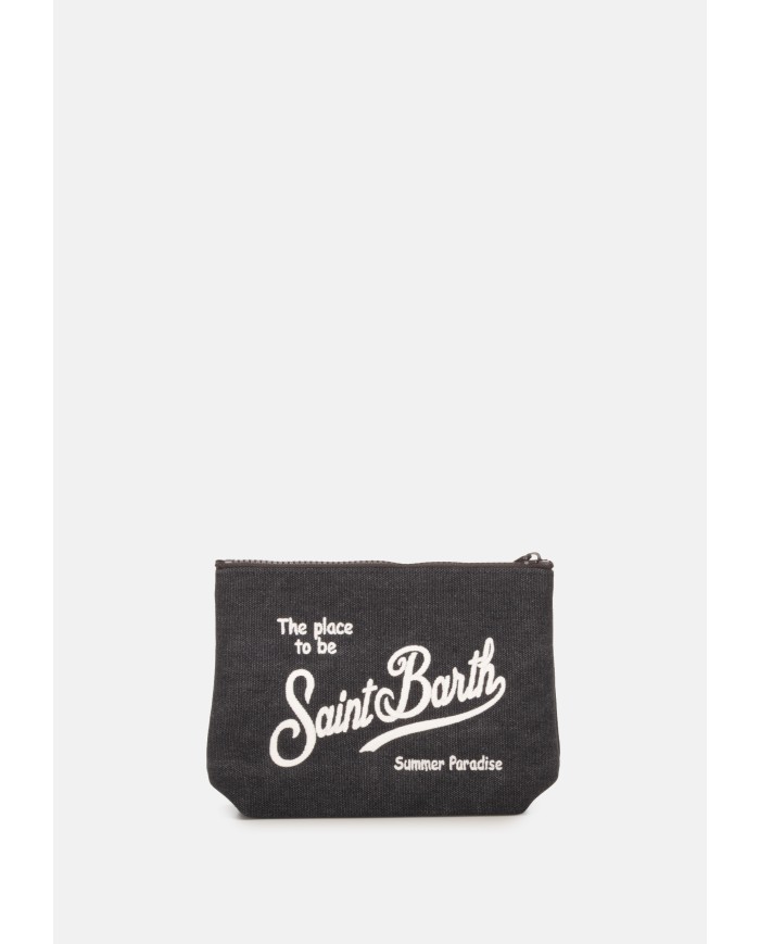 MC2 St. Barth Pochette Aline canvas Nera
