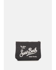 MC2 St. Barth Pochette Aline canvas Nera