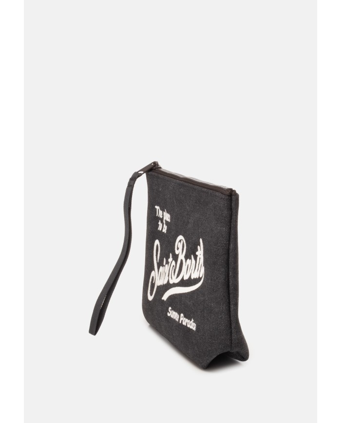 MC2 St. Barth Pochette Aline canvas Nera