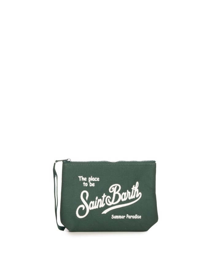 MC2 St. Barth Pochette Aline canvas verde