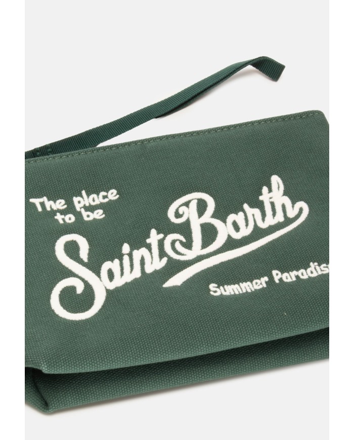 MC2 St. Barth Pochette Aline canvas verde