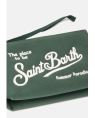 MC2 St. Barth Pochette Aline canvas verde