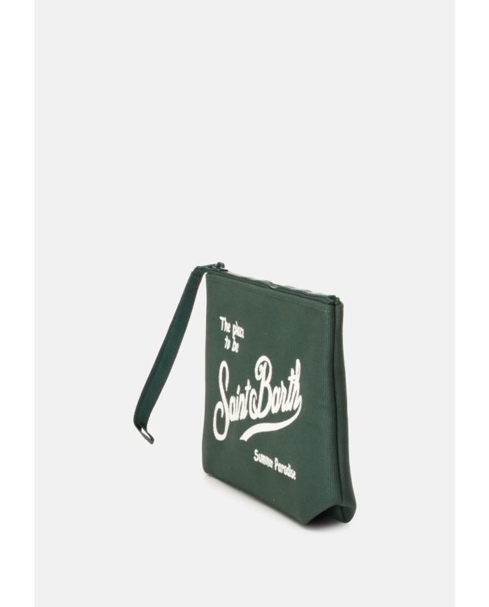 MC2 St. Barth Pochette Aline canvas verde