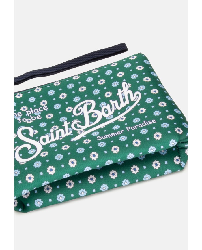 MC2 St. Barth Pochette uomo Aline stampa fiori verde