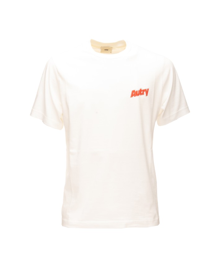 AUTRY T-shirt uomo doppio logo White               