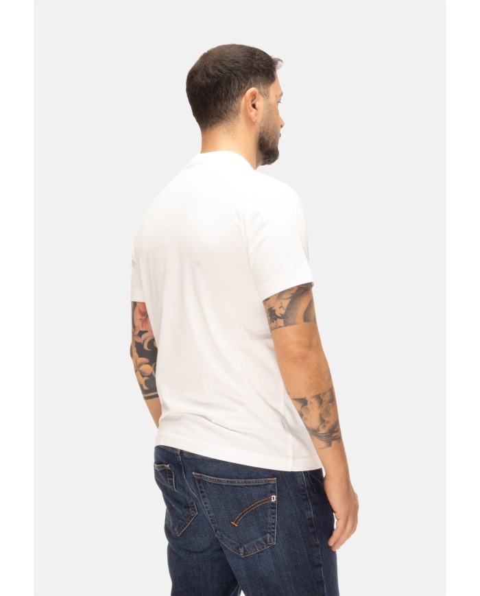 AUTRY T-shirt uomo doppio logo White               