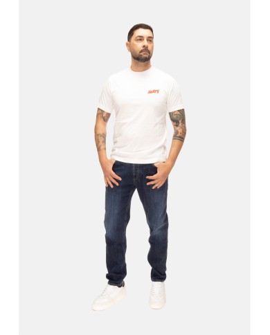 AUTRY T-shirt uomo doppio logo White               
