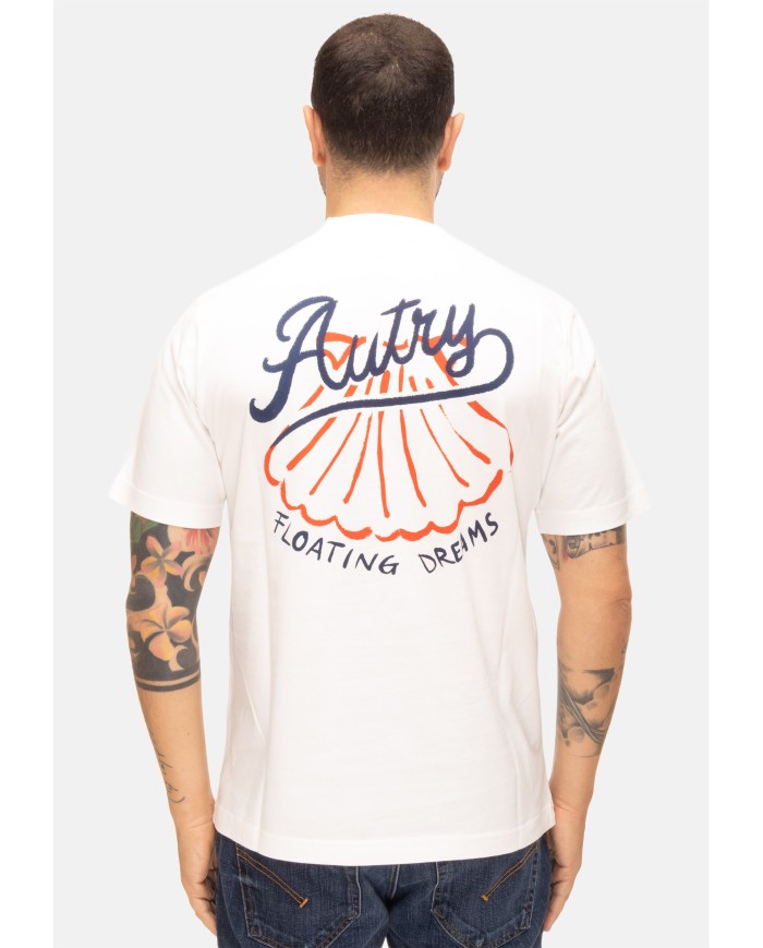 AUTRY T-shirt uomo conchiglia White               