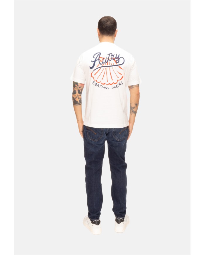 AUTRY T-shirt uomo conchiglia White               