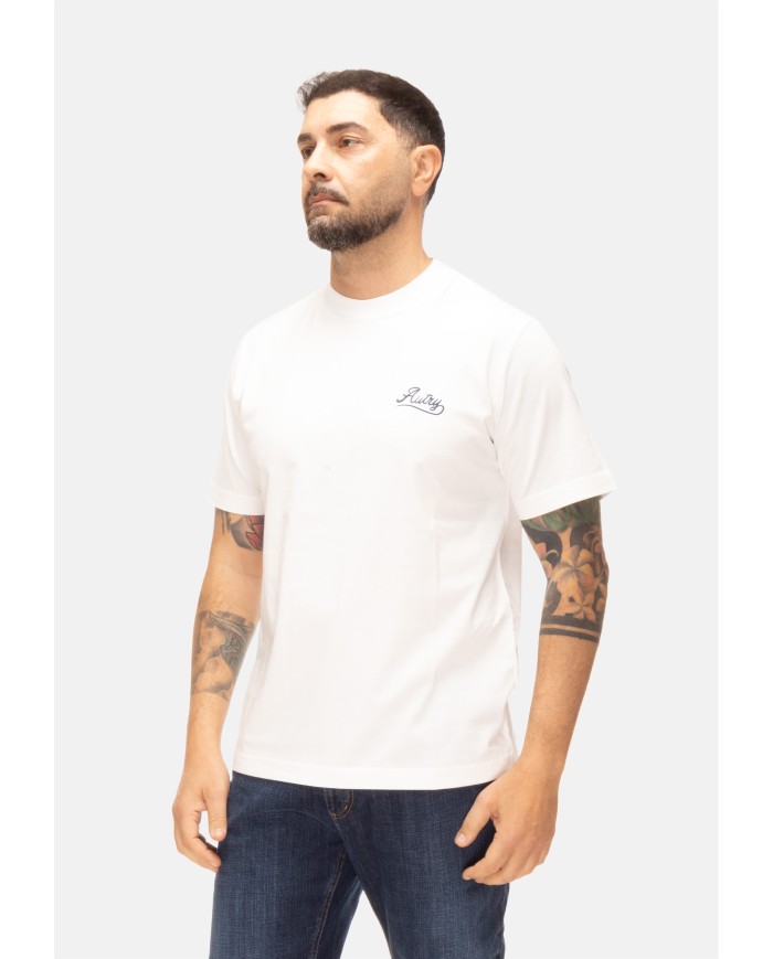 AUTRY T-shirt uomo conchiglia White               