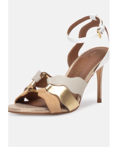 Kurt Geiger London Scarpe donna tacco Bianco Naturale