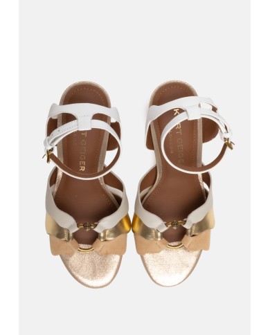 Kurt Geiger London Scarpe donna tacco Bianco Naturale