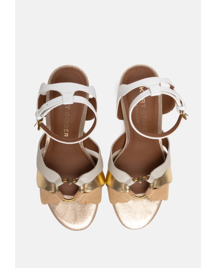 Kurt Geiger London Scarpe donna tacco Bianco Naturale