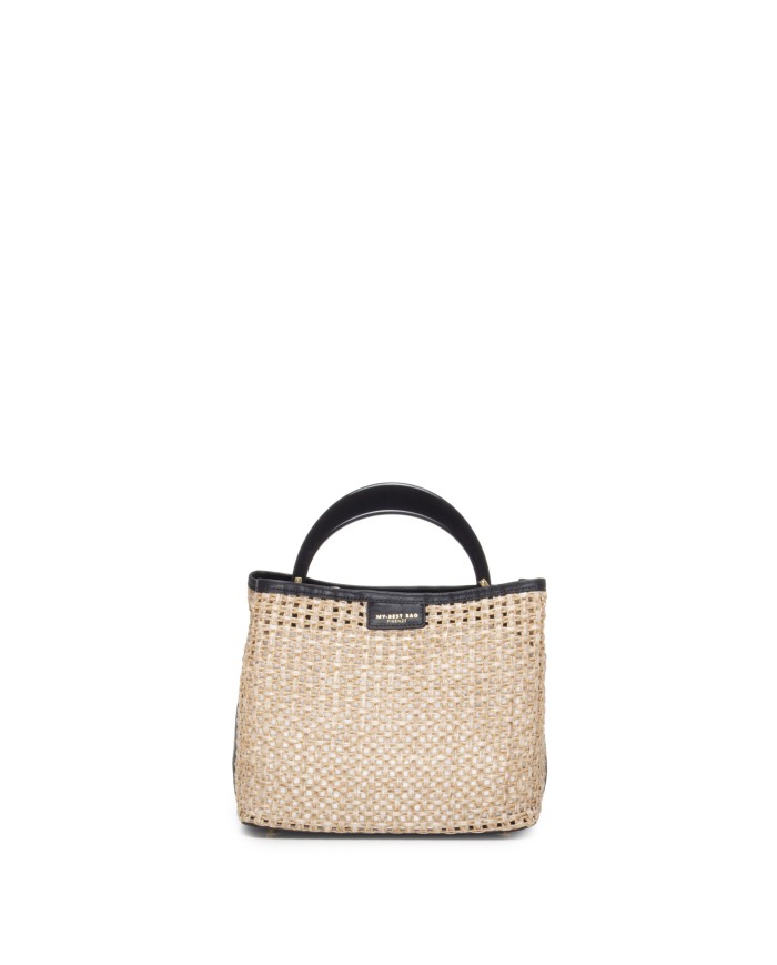 MY-BEST BAG Borsa donna Beige nero