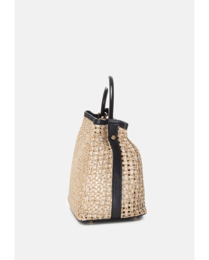 MY-BEST BAG Borsa donna Beige nero