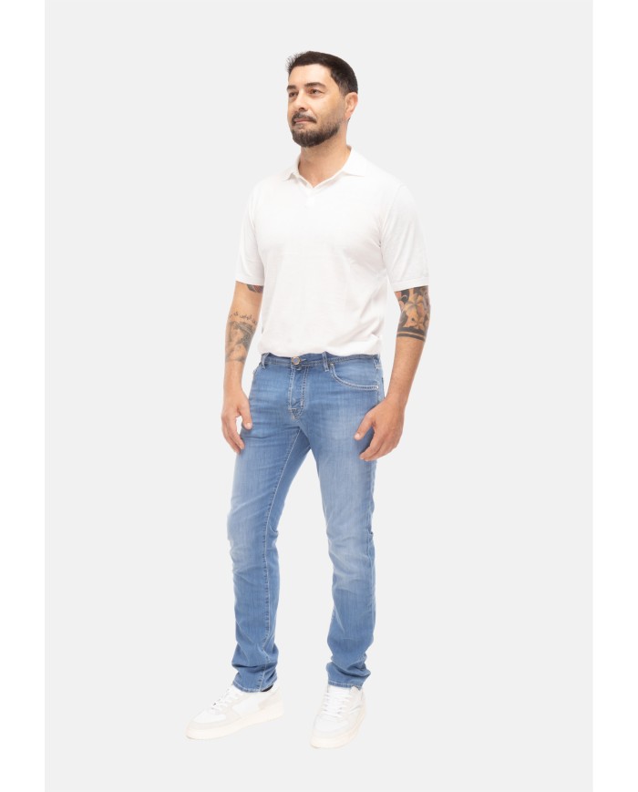 JACOB COHEN Jeans uomo LIGHT BLUE