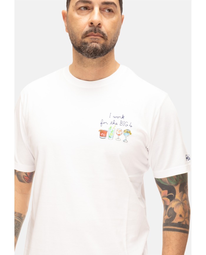 MC2 St. Barth T-shirt uomo bianca