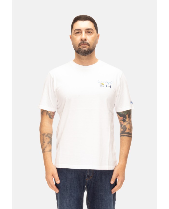 MC2 St. Barth T-shirt uomo bianca