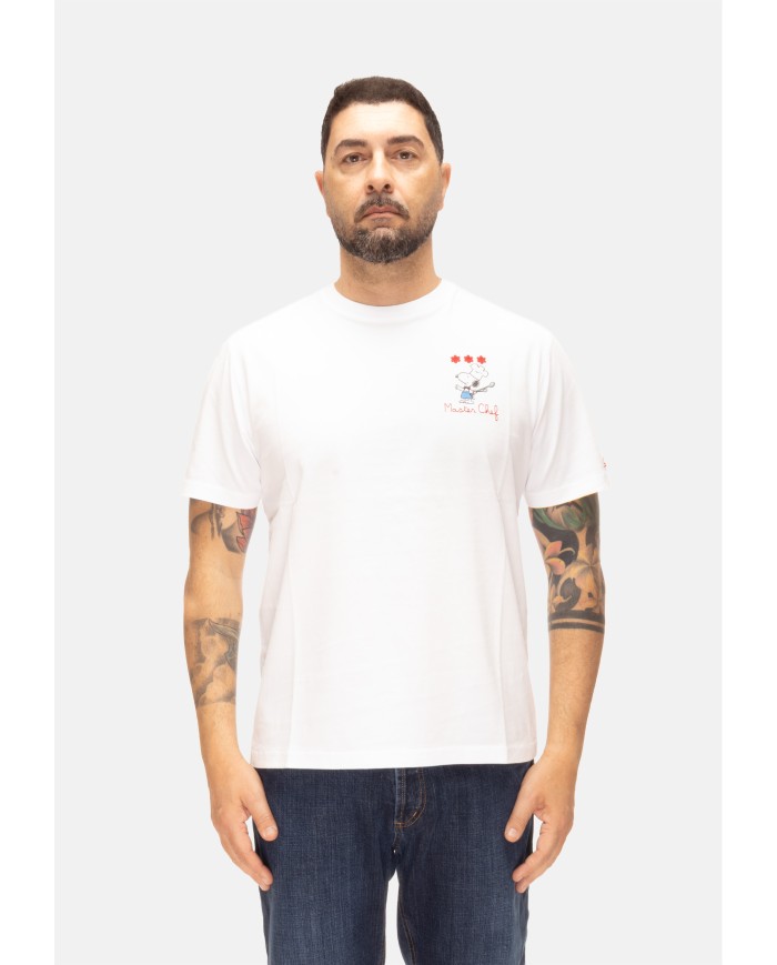 MC2 St. Barth T-shirt uomo Snoopy bianca