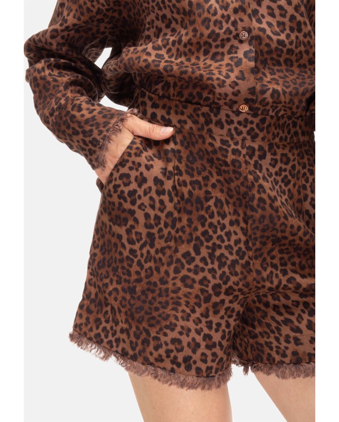 MC2 St. Barth Shorts donna animalier 